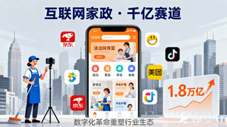 互联网巨头鏖战家政赛道，千亿市场迎来数字化革命